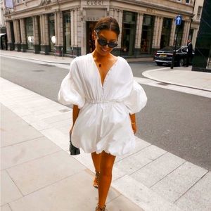 In The Style X Lorna Luxe White Bubble Dress!